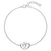 26399 stribrny naramek se zirkony dvojite srdce 13011 1
