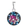 21461 stribrny privesek s krystaly swarovski mix barev kulaty 34225 3 galaxy