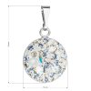 21617 2 stribrny privesek s krystaly swarovski modry kulaty 34225 3 light sapphire
