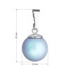 19904 2 stribrny privesek s kulatou svetle modrou matnou swarovski perlou 34150 3