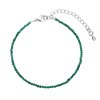 33385 3 naramek se zelenymi syntetickymi kameny 43055 3 ocel