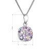 36951 1 stribrny nahrdelnik se swarovski krystaly 32088 3 sviolet