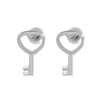 15392 nausnice puzety z bizuterni slitiny maly klic bez krystalu