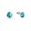 18584 1 nausnice bizuterie se swarovski krystaly modre kulate 51037 3 turquoise