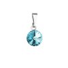 19007 privesek bizuterie se swarovski krystaly modry kulaty 54018 3 turquoise