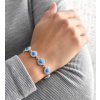 27515 1 stribrny naramek se syntetickym opalem a krystaly preciosa modry 33105 1