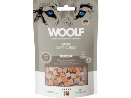 Pochoutka WOOLF Soft Cubes of Goat 100g