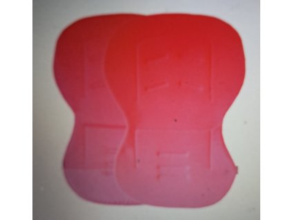 Emitex Unipodložka Moby microfleece + bavlna  červená