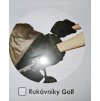 Rukavnik ke kočárku - golf. hole - zelene/kožich