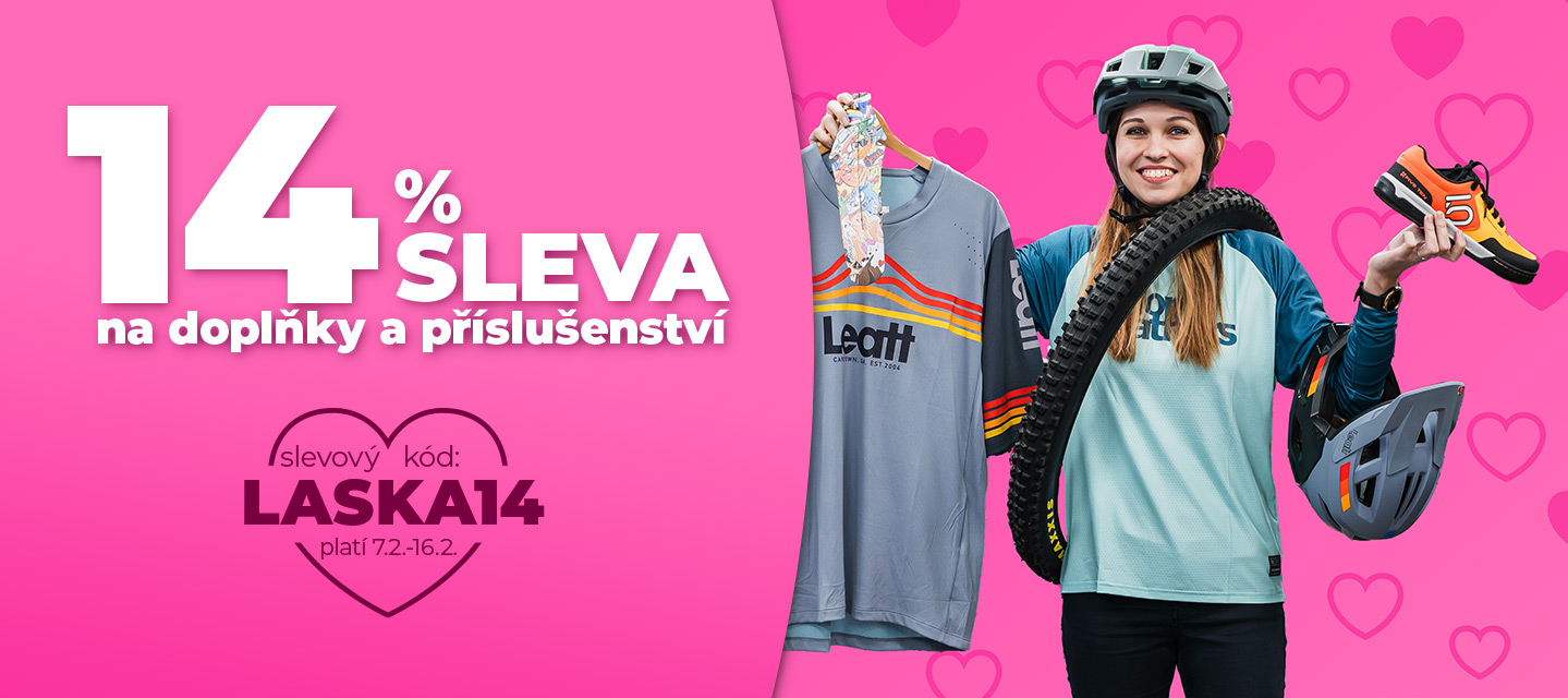 Sleva 14% na doplňky a příslušenství