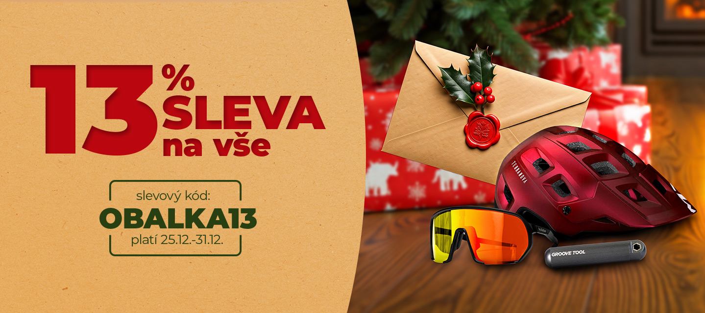 Sleva 13% uplně na vše!