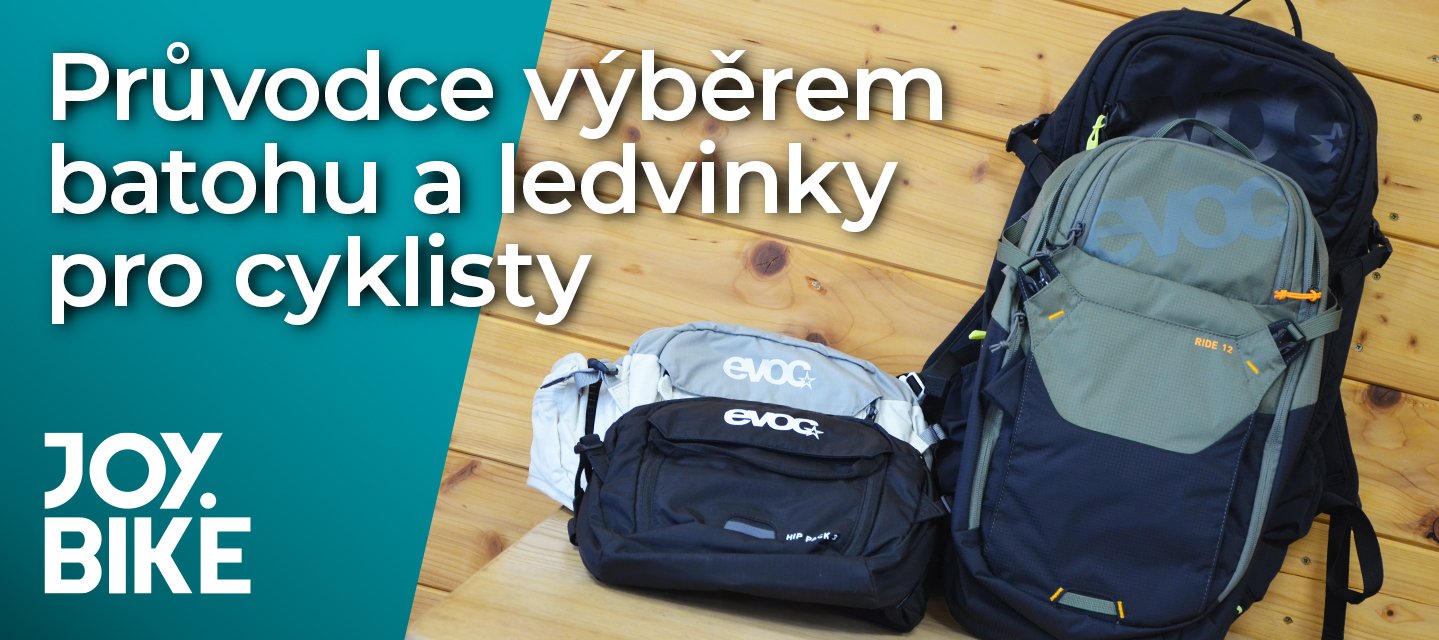 Průvodce výběrem batohu a ledvinky pro cyklisty