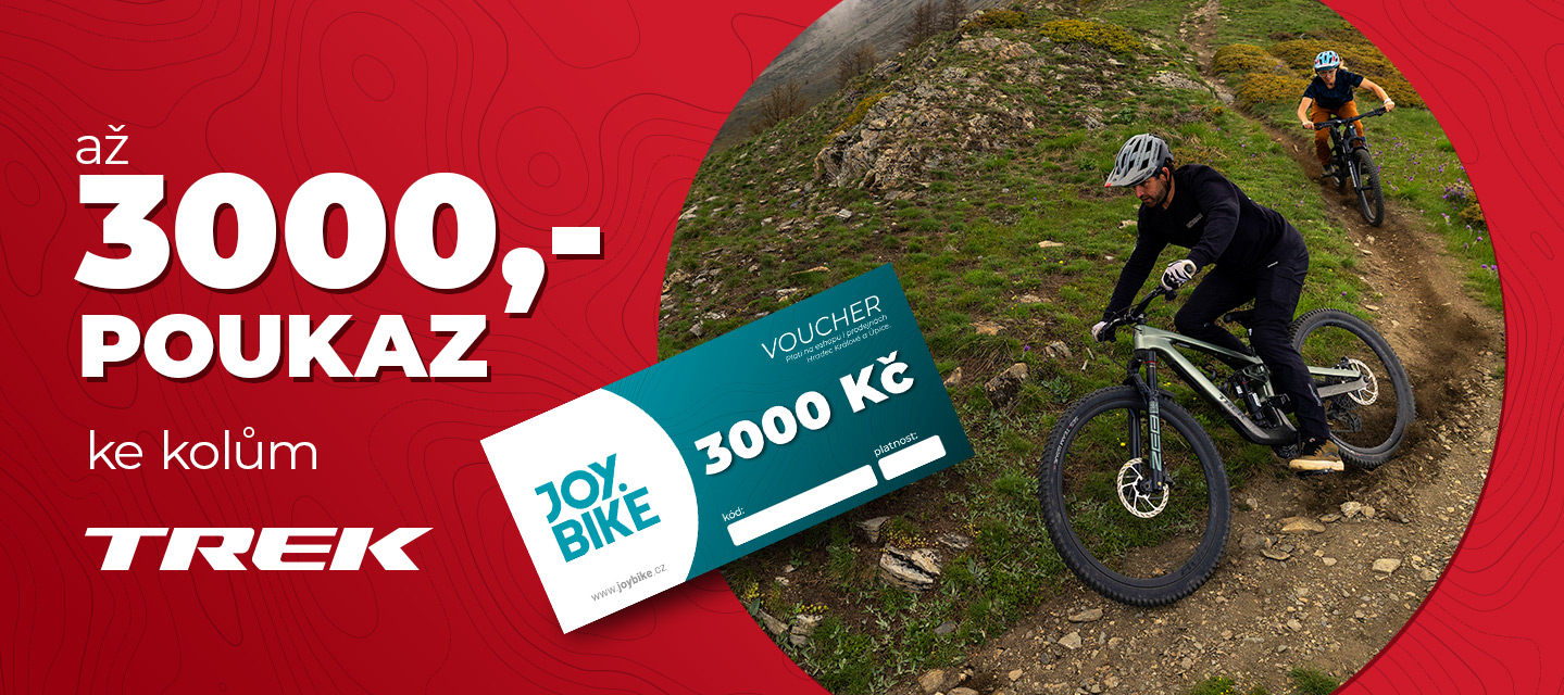 Poukaz až 3000,- ke kolům Trek