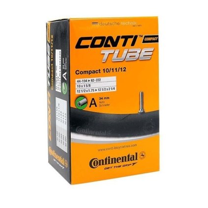 Duše CONTINENTAL Compact 10/12 - zahnutý autoventil (Varianta zahnutý autoventil)