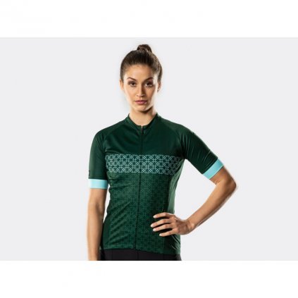 Dres dámský Bontrager Anara LTD green kaleidoscope