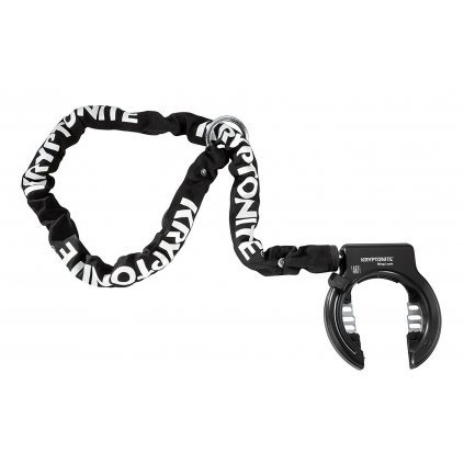 Zámek KRYPTONITE Ring Lock - Non-Retractable with 5.5 mm Chain, 120cm Plug In