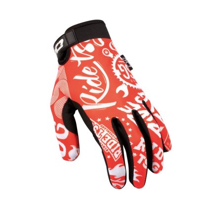 Rukavice TSG "DW" Gloves - Red Sticky (Velikost M)