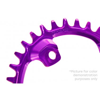 Převodník Garbaruk Shimano GRX 38z. offset 5,5mm Violet