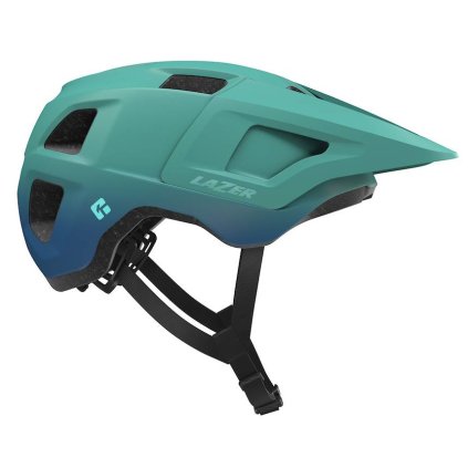 Lazer Finch KinetiCore přilba matná modrá/zelená (Velikost 50-56)