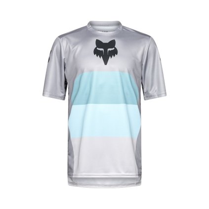 Fox Ranger SS pánský dres Grid/ Steel Gray