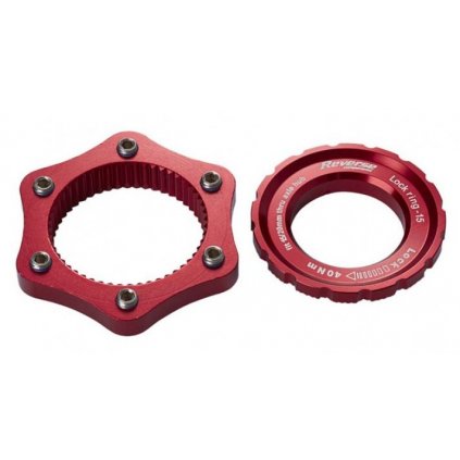 Adaptér Reverse kotouče diskové brzdy centerlock/6-otv. Red