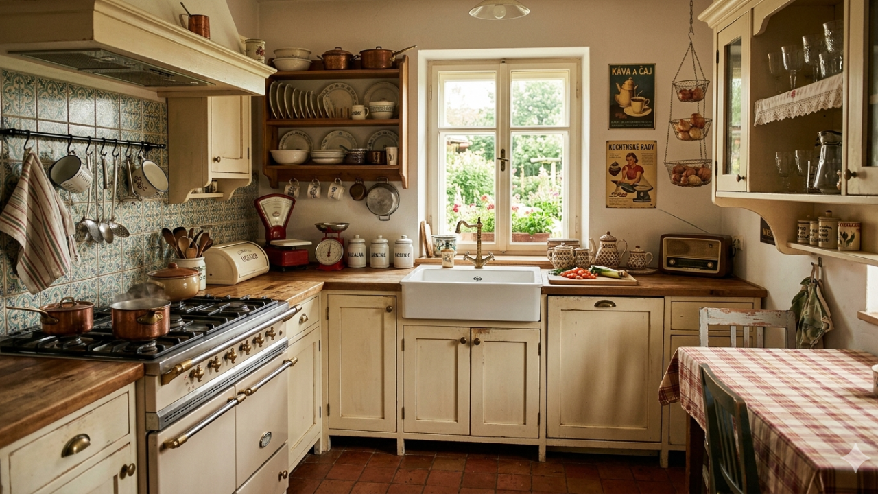 Vdýchnite svojej kuchyni dušu s vintage doplnkami do kuchyne