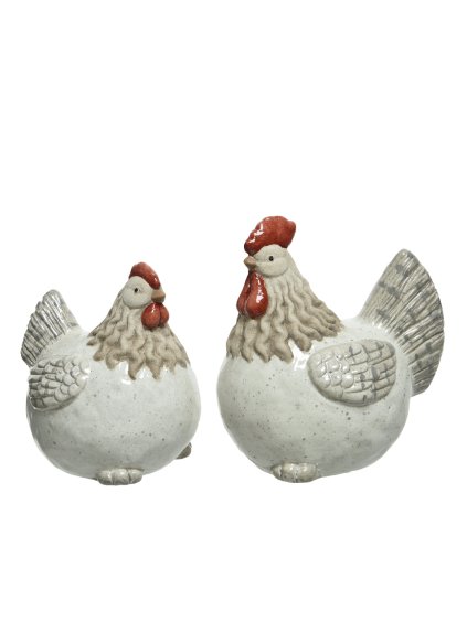 Hlinená figúrka sliepočka