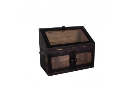 Odkladací box so sklenenou poličkou