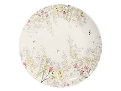 Dezertný porcelánový tanier s lúčnym motívom 20cm