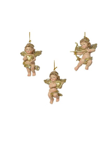 Sada 3ks anjelikov na stromček