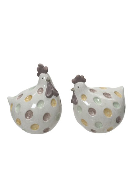 Keramická sliepka 18,5cm (Variant Kohút)