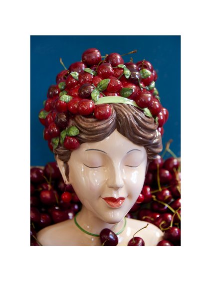 Kvetináč dáma s čerešňami (Variant Väčší)