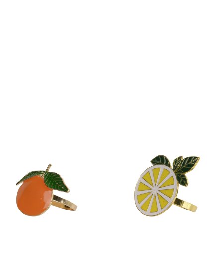 Krúžky na servítky 4ks (Variant Oranžové)