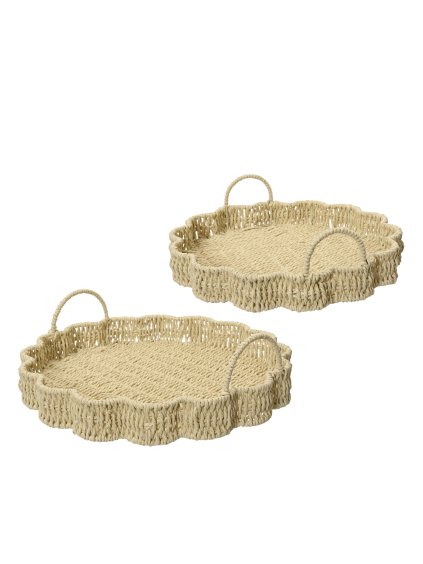 Okrúhly podnos s rúčkami (Variant Menší)