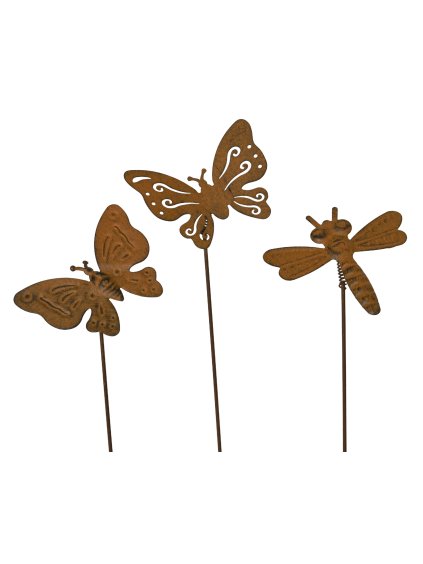 Záhradný zápich motýľ 50cm (Variant A)