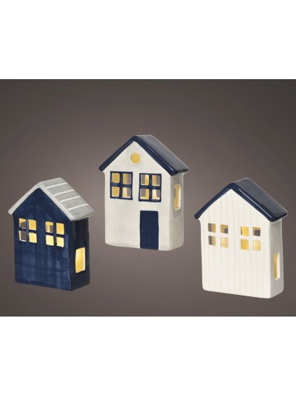 Porcelánový LED domček (Variant A)