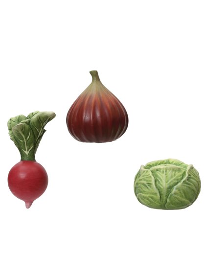 Keramická zelenina - set 3ks