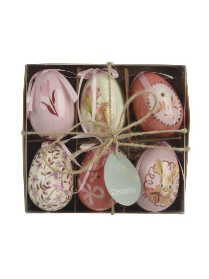 6 kraslíc s motívom