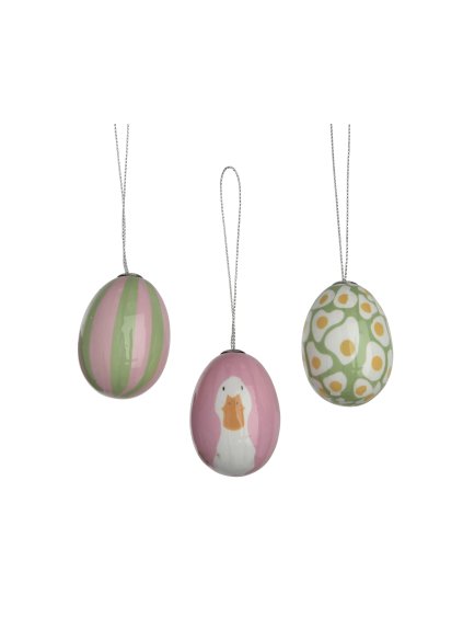 6 penových kraslíc s kačacím vzorom