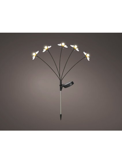 Solárny LED zápich 5 včiel 60cm