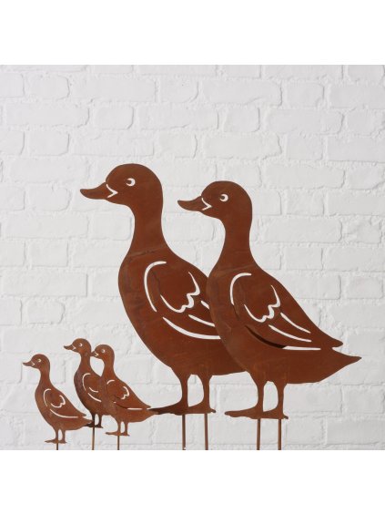 Kovový zápich kačka Adelheid (Variant Malá)