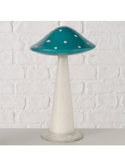 Kovový hríb Fetas (Variant Tyrkysový 29,3cm)
