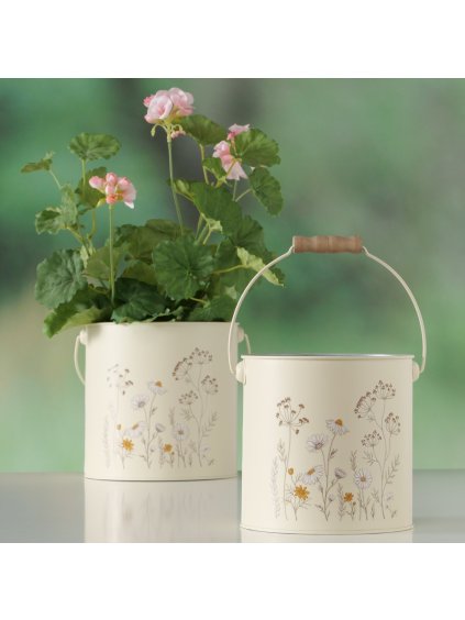 Plechový Kvetináč Meadow (Variant Menší)