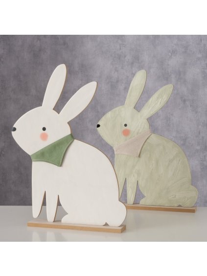 Figúrka zajac Cleo 50cm (Variant So zelenou šatkou)