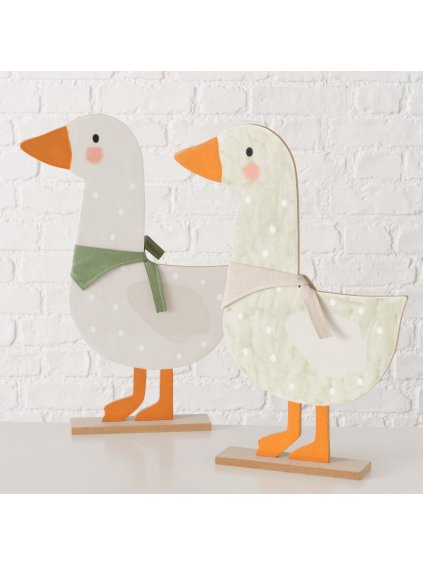 Figúrka hus Cleo 50cm (Variant So zelenou šatkou)