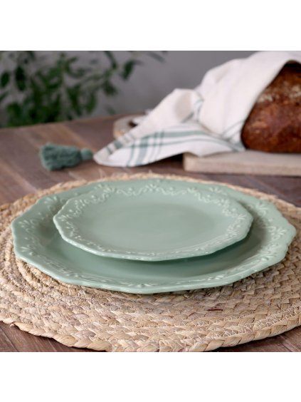 Kuchynský riad Provence zelený (Variant Tanier 19cm)