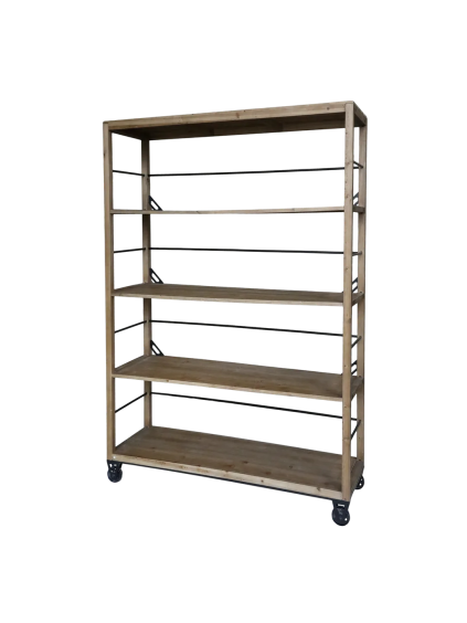 Drevený regál 200cm