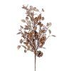 Medená vetva s listami - 75cm