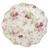 Porcelánový dezertný tanier 21cm s kvetmi