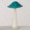 Kovový hríb Fetas (Variant Tyrkysový 29,3cm)